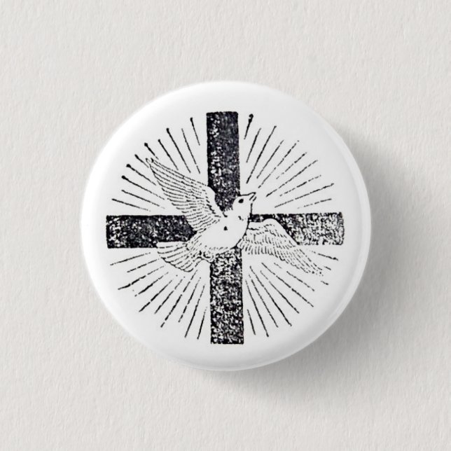 Helig ande 1" knäppas knapp (Framsida)