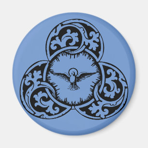 Helig Ande-duva kristen symbol Magnet