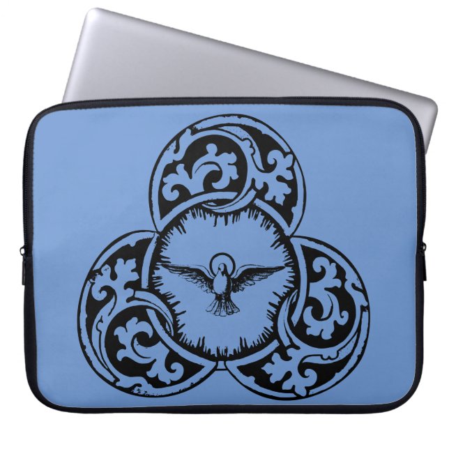 Helig Ande Duva Kristet symbol Laptop Fodral (Framsidan)
