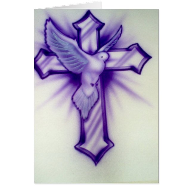 Helig ande hälsningskort (Framsidan)