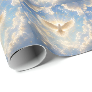 Helig Ande Himmelsk Duva / Espiritu Santo Presentpapper