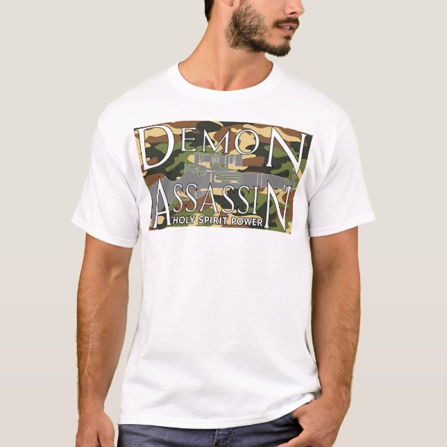 Helig Ande Kraft-Demon Mördare T Shirt (Framsida)
