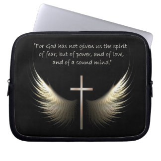 Helig ande och kristenkor- och bibelVerse Laptop Sleeve