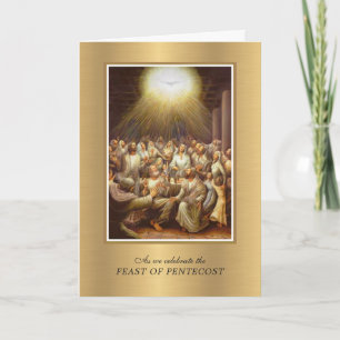 Helig Ande Pingst Jungfru Maria Religiös Kort