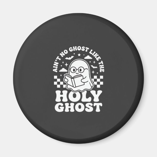 Helig Ande Retro Halloween Spökdesign_1 Magnet (Framsidan)
