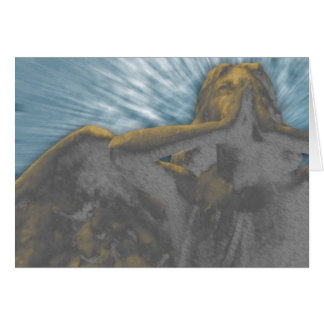 Helig ängel i närvaroen av guden OBS kort