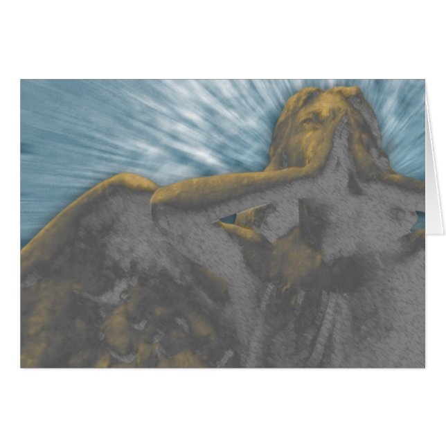 Helig ängel i närvaroen av guden OBS kort (Framsidan Horizontal)