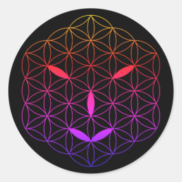 Helig ansikte - Arturan 02, CF-Tr. Runt Klistermärke