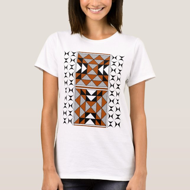 Helig-bergen i Rust T Shirt (Framsida)