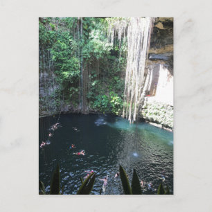 Helig Blue Cenote, Ik Kil, Mexiko #2 vykort
