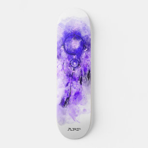 *~* Helig Boho Tribal Shamanic Dream Catcher Mini Skateboard Bräda 18,5 Cm