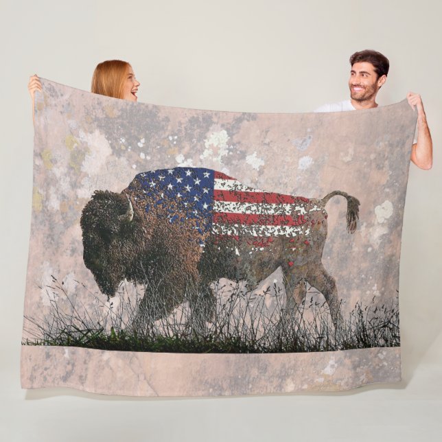 Helig Buffalo Fleece Blanket (På plats)