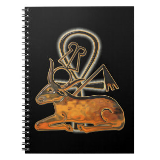 Helig Bull Egyptian 3D Anteckningsbok