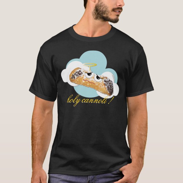"helig cannoli!",  humoristisk skjorta för parodi t-shirt (Framsida)
