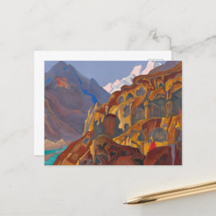 Helig Caves av Nicholas Roerich Helg Vykort