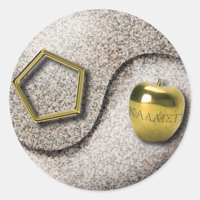 Helig Chao Runt Klistermärke (Framsida)