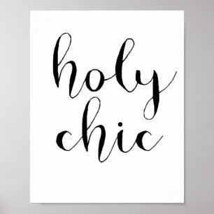 Helig chic poster