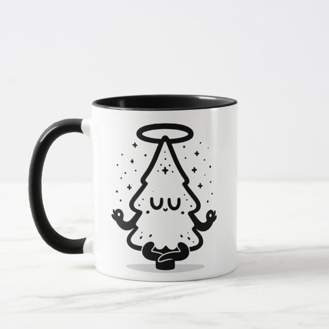 Helig Chrismaroly-mugg – Rolig jul med meditation Mugg (Vänster)