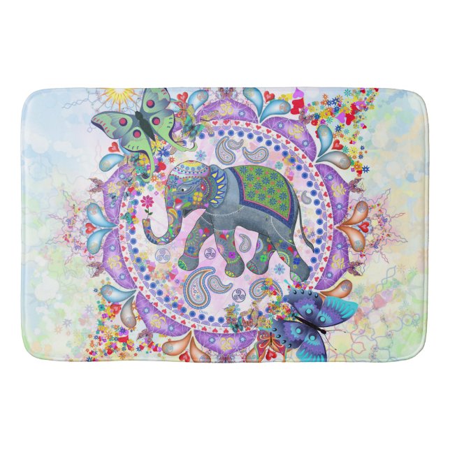 Helig Elefant Badrumsmatta (Framsidan)