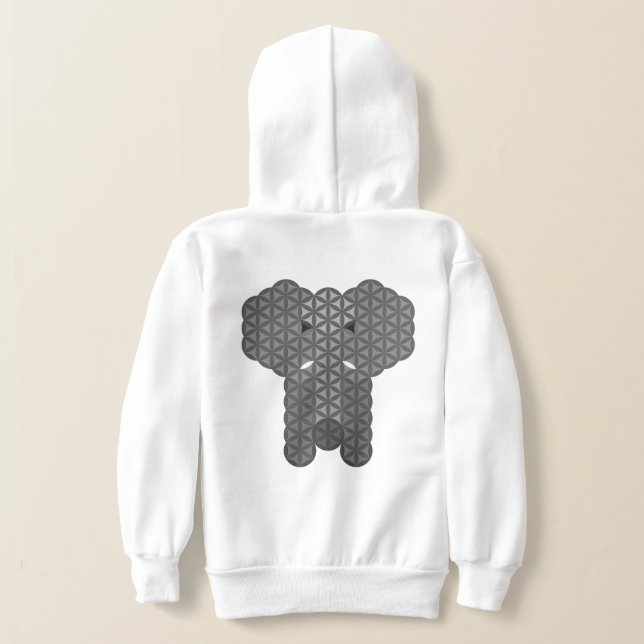 Helig elefant - Elevelefant. T Shirt (Laydown Baksida)