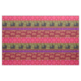 Helig Elephants Fabric Tyg
