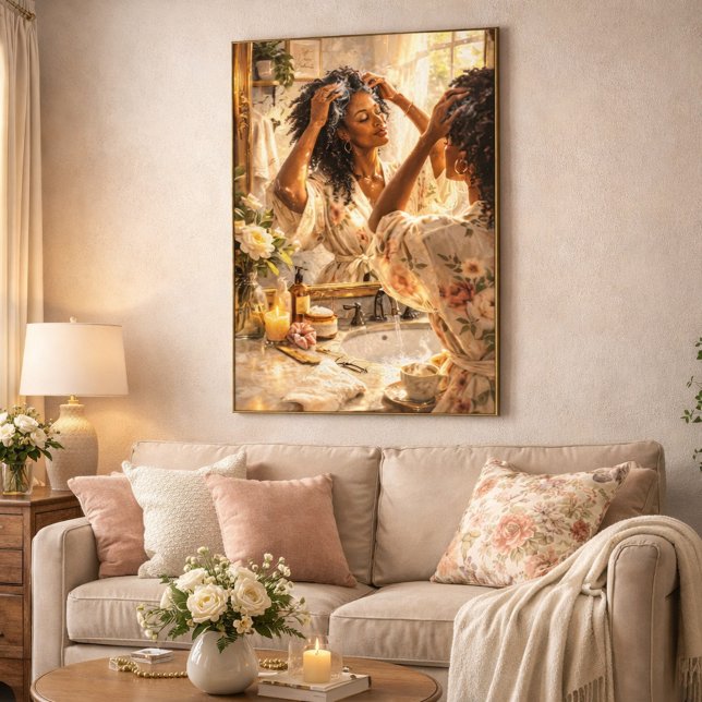 Helig ensamhet: Helig stillhet med Gud Canvastryck (Skapare uppladdad)