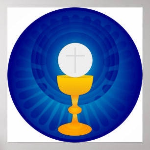 Helig Eucharistaffisch Poster