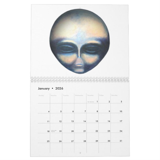 Helig familj - Greyskalendrar Kalender (Jan 2026)