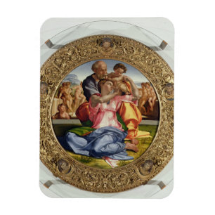 Helig familj med St John (Doni Tondo), 1504-05 Magnet