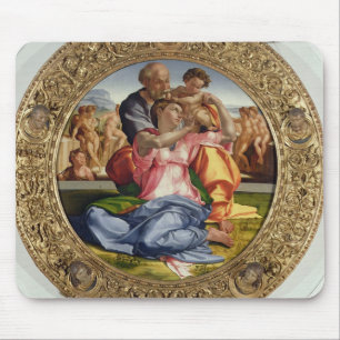 Helig familj med St John (Doni Tondo), 1504-05 Musmatta