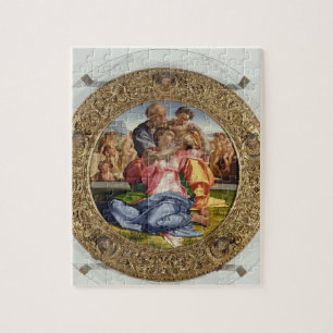 Helig familj med St John (Doni Tondo), 1504-05 Pussel