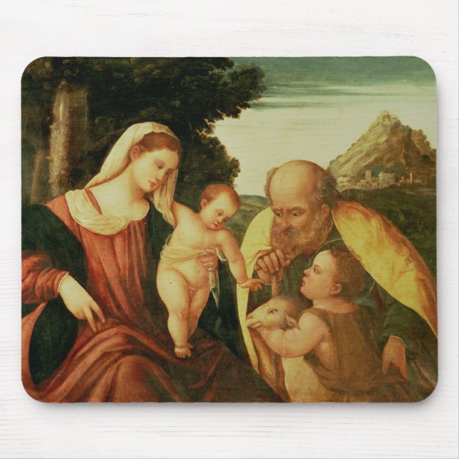 Helig familj med St John Musmatta (Framsidan)