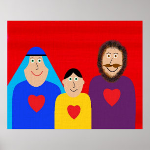 HELIG FAMILJ POSTER