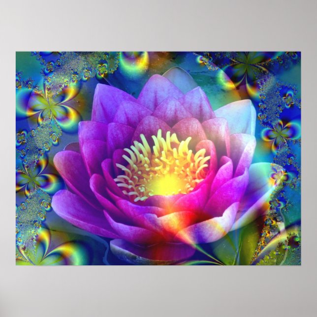 Helig Flower of Kärlek - Poster (Framsidan)