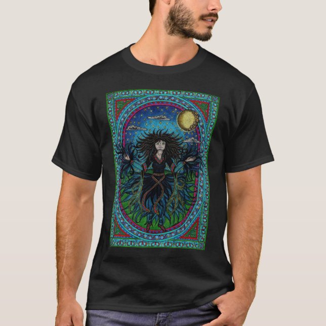 helig för blått bangshee01 tee (Framsida)