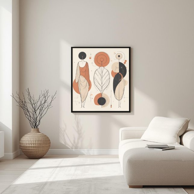 Helig form – Modern feminin geometri IV Poster (Skapare uppladdad)
