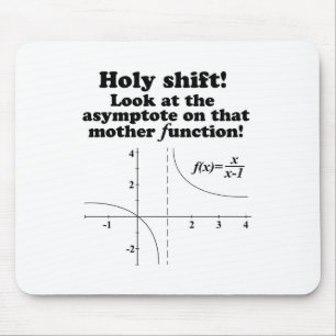 'Helig förskjutning! Se asymptotemathen Mousepad Musmatta