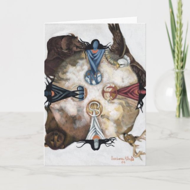 Helig fyra vind kort (Framsida)