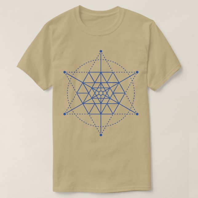 Helig-geometri 4 t shirt (Design framsida)