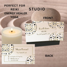 Helig geometri Guld & Svart Yoga Reiki Helare