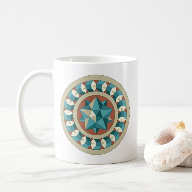 Helig Geometri Kaffemugg (Med munk)