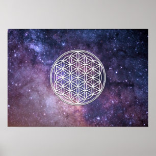 Helig geometri - Livets blomma i universum Poster