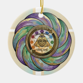 Helig geometri manifestation Symbol Julgransprydnad Keramik