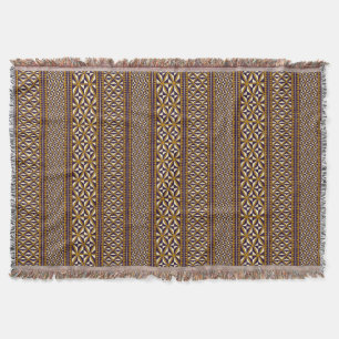 Helig Geometri: Maori-Inspired Throw Blanket Filt