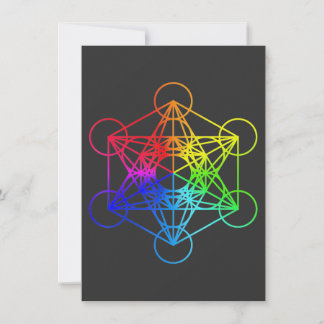 Helig Geometri Metatrons Kub Zen Yoga Inbjudningar