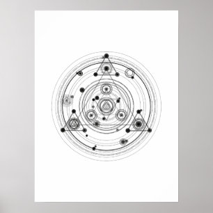 Helig-geometri och geometrisk alkemi poster