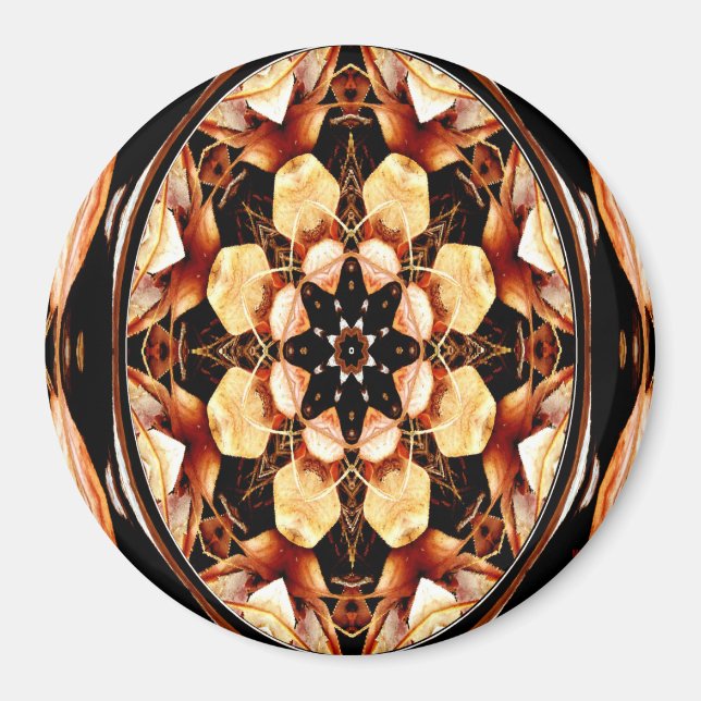 Helig Geometric Mandala.. Magnet (Framsidan)