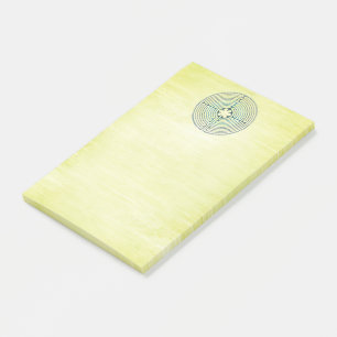 Helig Geometrisymbol - Chartres Labyrint 1 Post-it Block