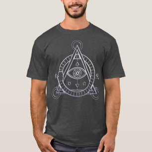 Helig Geometry Alchemy Ancient Symbols T Shirt