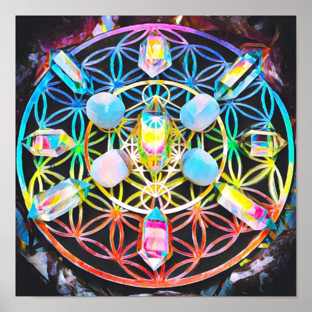 Helig Geometry Crystal Poster (Framsidan)